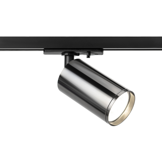 Купить оптом недорого Трековый светильник однофазный ЭРА TR39-GU10 ВСН под лампу MR16 черный хром
