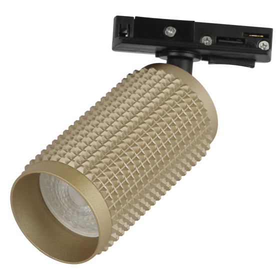 Купить оптом недорого Трековый светильник однофазный ЭРА TR40-GU10 MG под лампу MR16 матовое золото