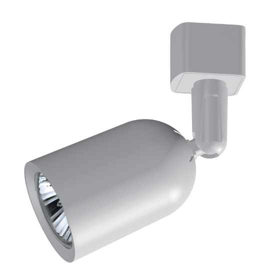 Купить оптом недорого Трековый светильник однофазный ЭРА TR41-GU10 WH под лампу MR16 белый