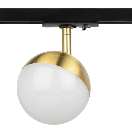 Купить оптом недорого Трековый светильник однофазный ЭРА TR42-GX53 BS под лампу GX53 латунь