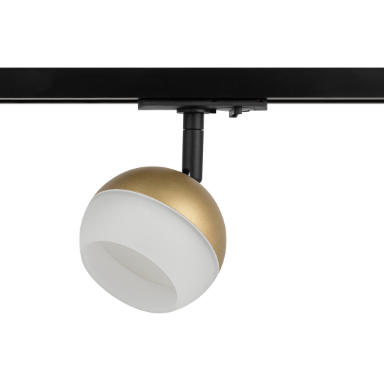 Купить оптом недорого Трековый светильник однофазный ЭРА TR46 - GX53 MG под лампу GX53 матовое золото