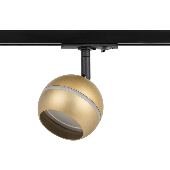 Купить оптом недорого Трековый светильник однофазный ЭРА TR47 - GX53 MG под лампу GX53 матовое золото