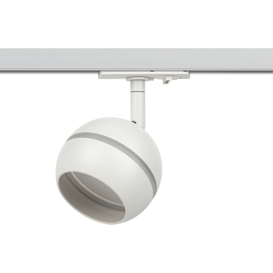Купить оптом недорого Трековый светильник однофазный ЭРА TR47 - GX53 WH под лампу GX53 белый