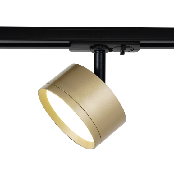 Купить оптом недорого Трековый светильник однофазный ЭРА TR48 - GX53 MG под лампу GX53 матовое золото