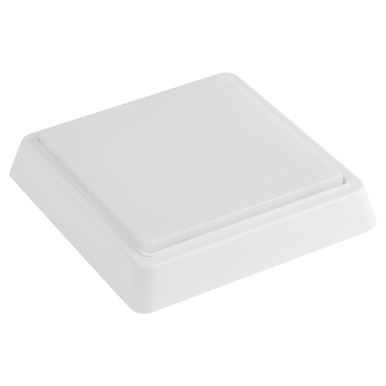 Купить оптом недорого Светильник ЖКХ светодиодный ЭРА SPB-302-2-4K-15 IP40 15Вт 1200Лм 4000К 190х190х33 акустический датчик квадрат накладной