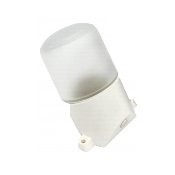 Купить оптом недорого Светильник ЭРА НББ 01-60-002 для бани пластик/стекло наклонный IP65 E27 max 60Вт 158х116х85 белый