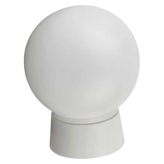 Купить оптом недорого Светильник ЭРА НБП 01-60-004 c прямым основанием Гранат полиэтилен IP20 E27 max 60Вт D150 шар белый