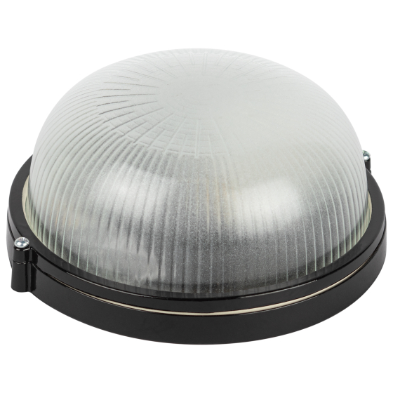 Купить оптом недорого Светильник ЭРА НБП 03-60-001 Акватермо алюминий/стекло IP54 E27 max 60Вт D176 круг черный