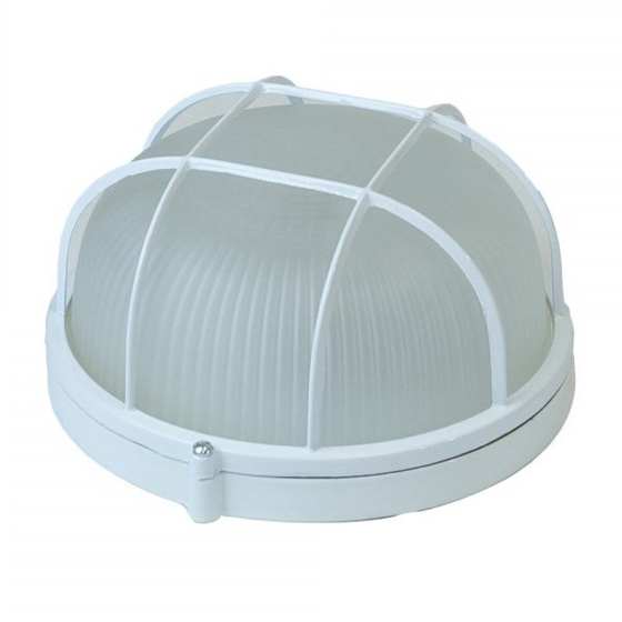 Купить оптом недорого Светильник ЭРА НБП 03-60-002 Акватермо алюминий/стекло решетка IP54 E27 max 60Вт D176 круг белый