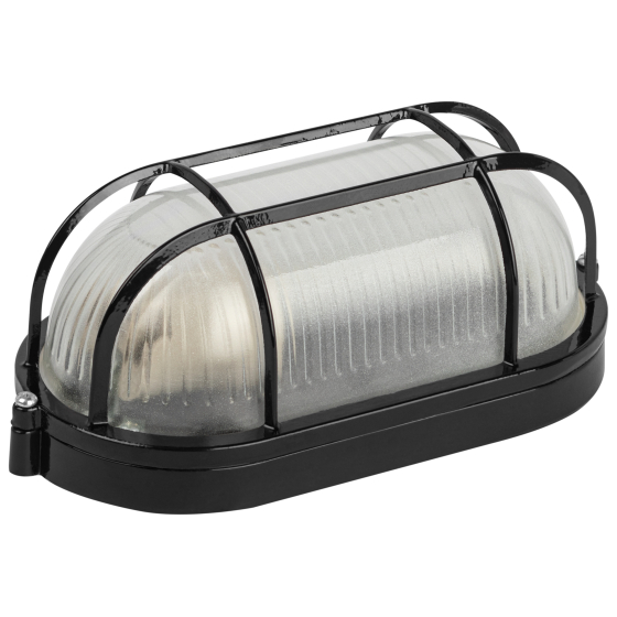 Купить оптом недорого Светильник ЭРА НБП 04-60-002 Акватермо алюминий/стекло решетка IP54 E27 max 60Вт 212х105 черный