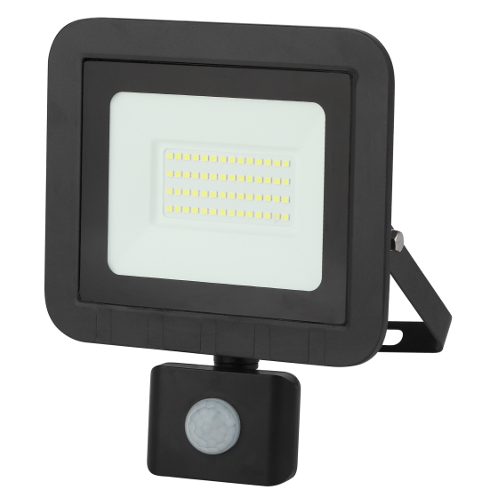 Купить оптом недорого Прожектор светодиодный уличный ЭРА LPR-041-2-65K-050 50Вт 6500К 4000Лм IP65 датчик движения регулируемый