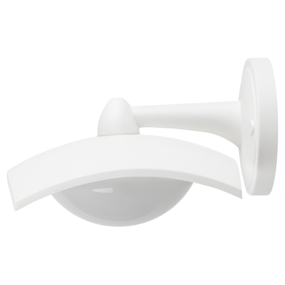 Купить оптом недорого Садово-парковый светильник ЭРА ДБУ 07-8-004 Дели 4 белый 4 гранный настенный IP44 светодиодный 8Вт 6500K