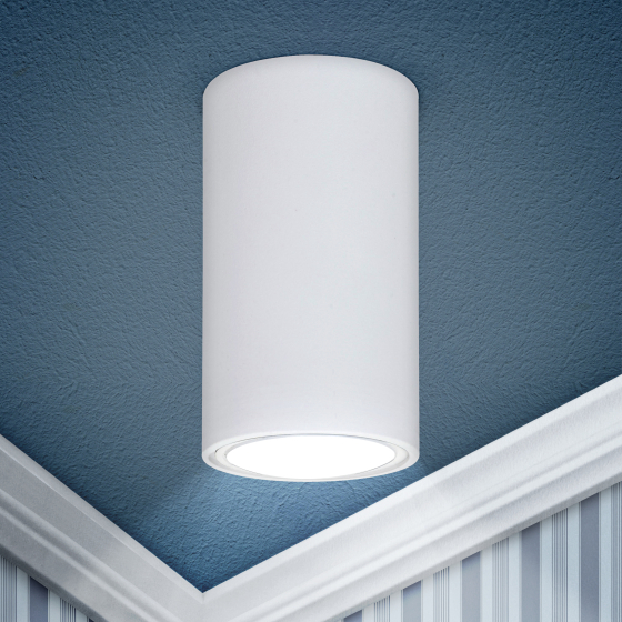 Купить оптом недорого OL15 GU10 WH Подсветка ЭРА светильник накладной под GU10