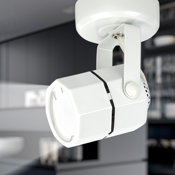 Купить оптом недорого OL2 GU10 WH Светильник ЭРА Накладной