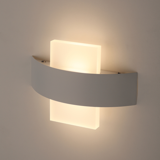 Купить оптом недорого Декоративная подсветка светодиодная ЭРА WL7 WH+WH 6Вт IP54 белый