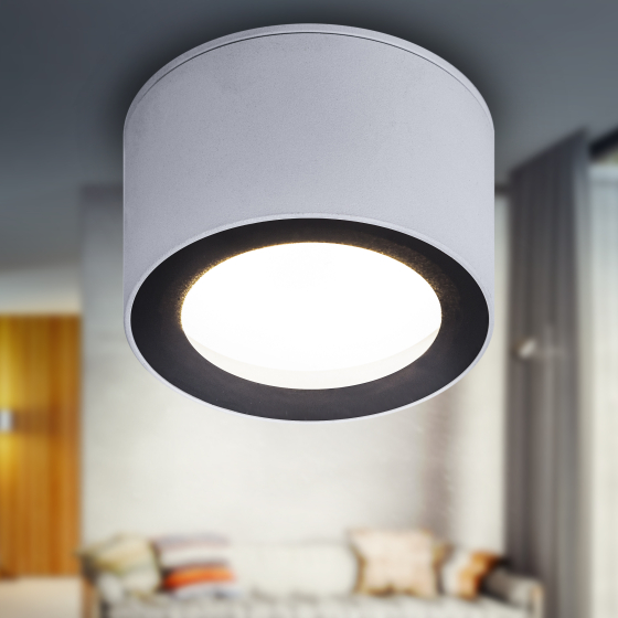 Купить оптом недорого Светильник настенно-потолочный спот ЭРА OL28 WH/BK GX53