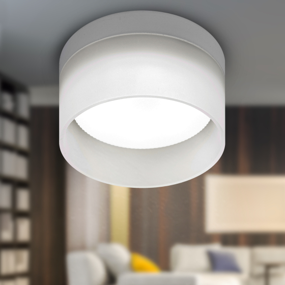 Купить оптом недорого Светильник настенно-потолочный спот ЭРА OL30 WH GX53 белый