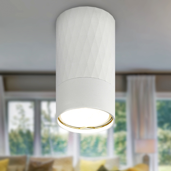 Купить оптом недорого Светильник настенно-потолочный спот ЭРА OL31 WH MR16 GU10 IP20 белый