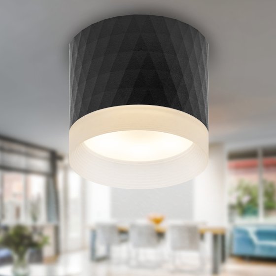 Купить оптом недорого Светильник настенно-потолочный спот ЭРА OL37 BK под GX53 IP20 черный