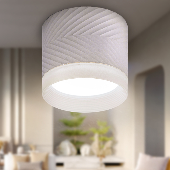 Купить оптом недорого Светильник настенно-потолочный спот ЭРА OL38 WH под GX53 IP20 белый