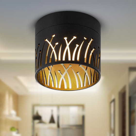 Купить оптом недорого Светильник настенно-потолочный спот ЭРА OL54 BK под лампу GX53 черный IP20