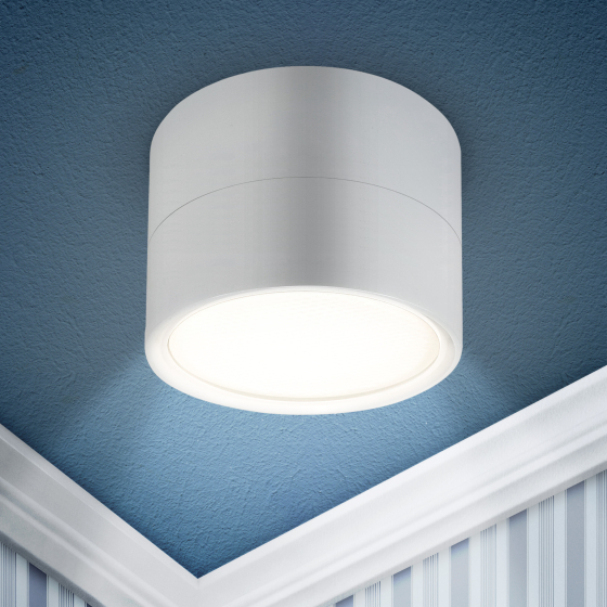 Купить оптом недорого Светильник настенно-потолочный спот ЭРА OL7 WH под лампу GX53 белый