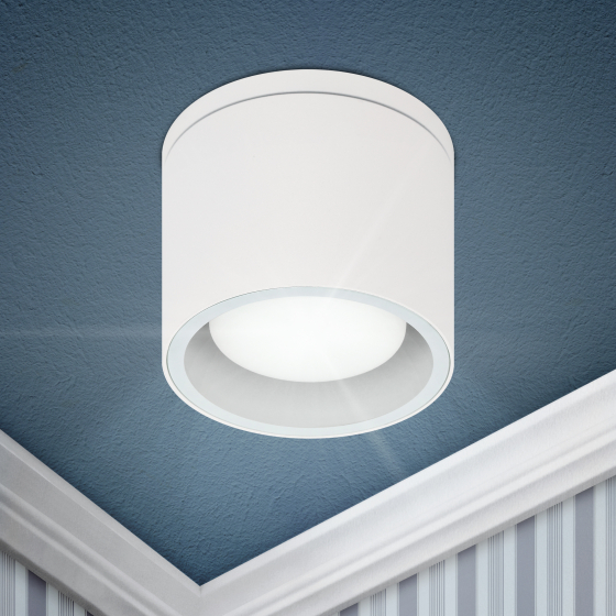 Купить оптом недорого Светильник настенно-потолочный спот ЭРА WL40 WH GX53