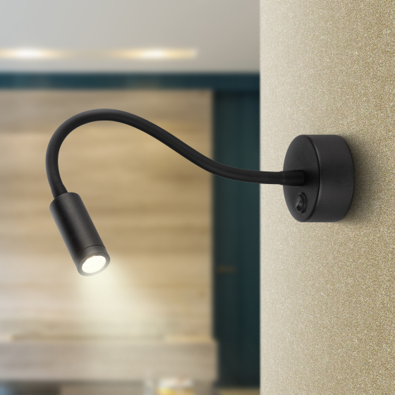 Купить оптом недорого Светильник настенный ЭРА WL 33 BK 3Вт IP20 черный