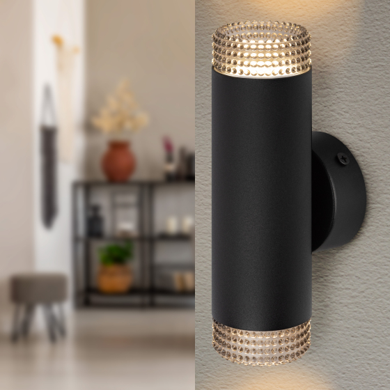 Купить оптом недорого Светильник настенный ЭРА WL50 BK/BK 2*GU10 2*12Вт IP20 черный