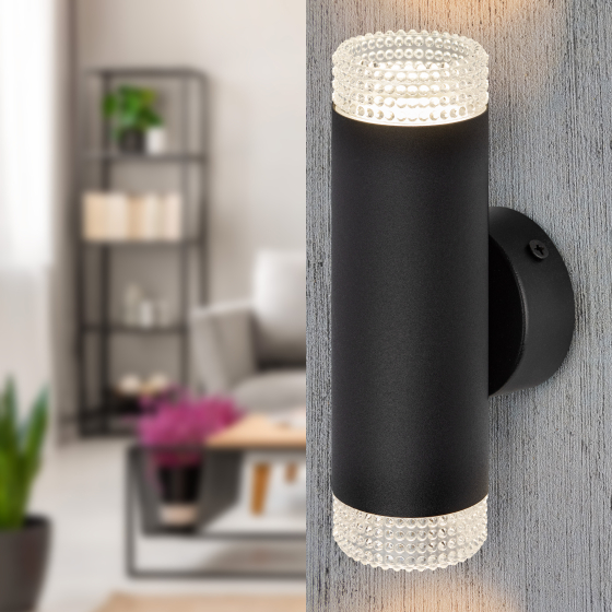 Купить оптом недорого Светильник настенный ЭРА WL50 BK/TR 2*GU10 2*12Вт IP20 черный