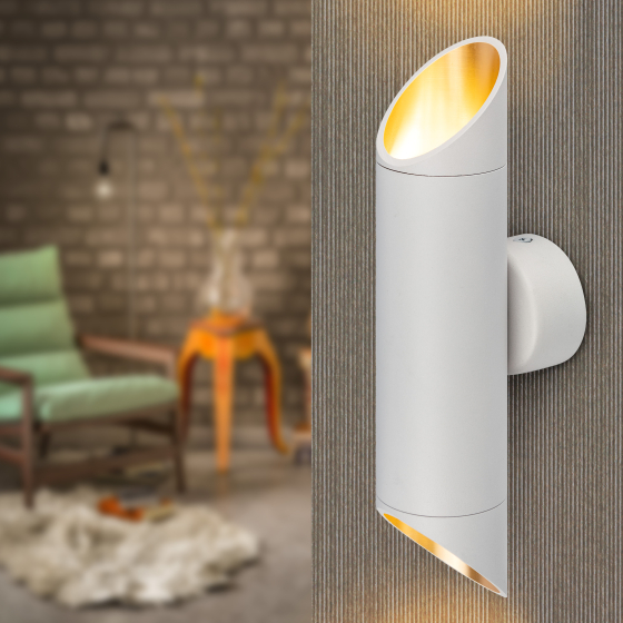 Купить оптом недорого Светильник настенный ЭРА WL52 WH/GD 2*GU10 2*12Вт IP20 белый