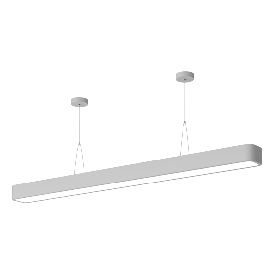 Купить оптом недорого Светильник LED ЭРА Geometria SPO-113-W-40K-036 Block 36Вт 4000К 3000Лм IP40 1200*100*50 белый подвесной драйвер внутри