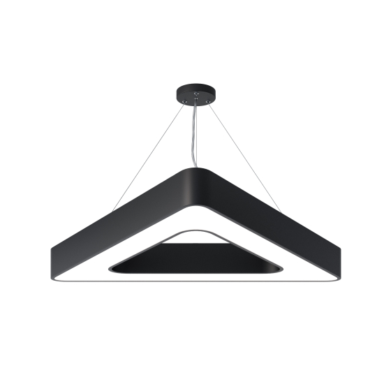 Купить оптом недорого Светильник LED ЭРА Geometria SPO-154-B-40K-042 Delta 42Вт 4000К 3500Лм IP40 800*800*80 черный подвесной