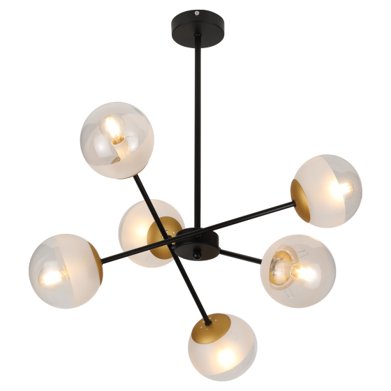 Купить оптом недорого Люстра Rivoli Areta 3075-306 6 х E14 40 Вт модерн