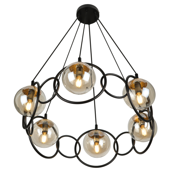 Купить оптом недорого Люстра Rivoli Ariadna 4074-206 6 х E14 40 Вт дизайн