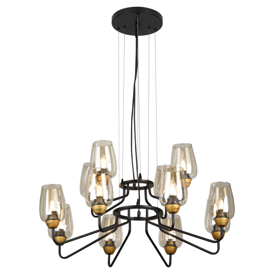 Купить оптом недорого Люстра Rivoli Gera 4065-212 12 х E27 40 Вт дизайн