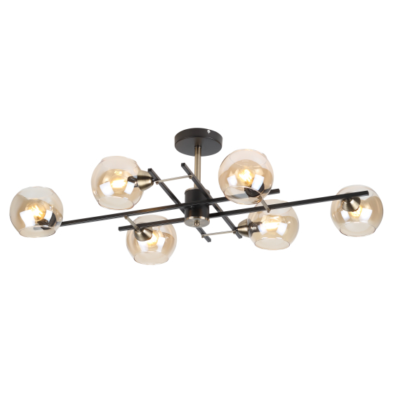 Купить оптом недорого Люстра Rivoli Hannelore 3109-306 6 * Е14 40 Вт модерн