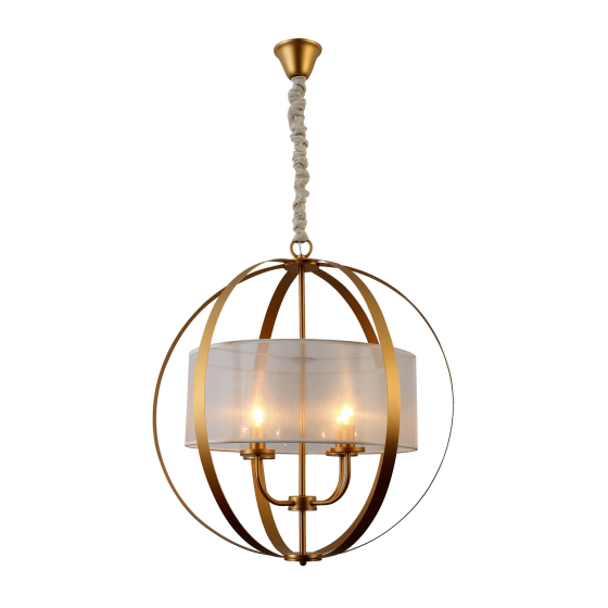 Купить оптом недорого Люстра Rivoli Irmingard 2140-205 5 х Е14 40 Вт классика