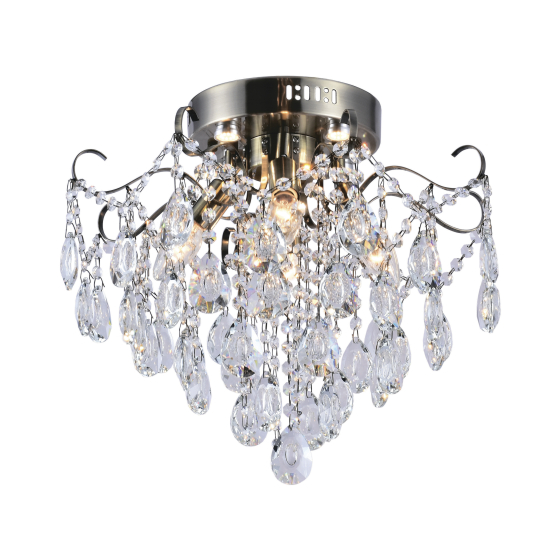 Купить оптом недорого Люстра Rivoli Ivonne 1030-304 4 x E14 60 Вт хрусталь классика