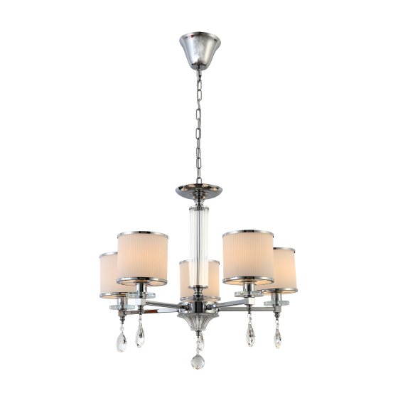 Купить оптом недорого Люстра Rivoli Kristiane 2005-305 5 * Е14 40 Вт классика