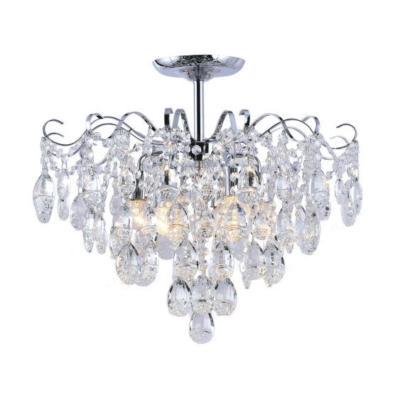 Купить оптом недорого Люстра Rivoli Lieselotte 1033-306 6 x E27 60 Вт хрусталь классика