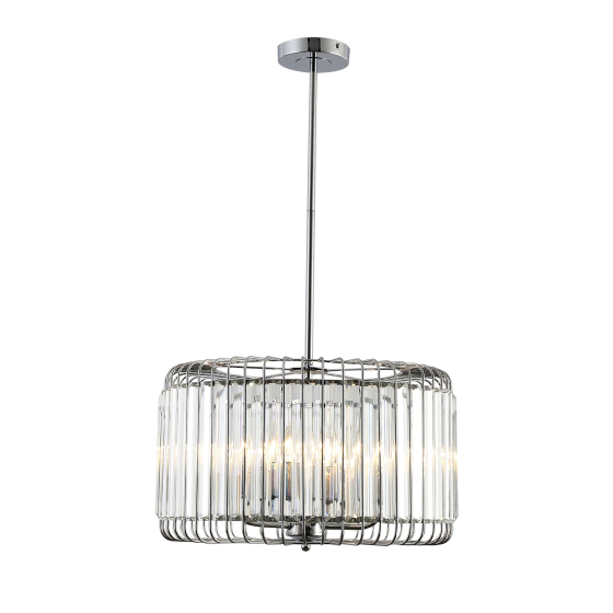 Купить оптом недорого Люстра Rivoli Sieglinde 1025-205 5 х Е14 40 Вт хрусталь классика