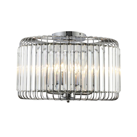 Купить оптом недорого Люстра Rivoli Wibke 1035-305 5 х Е14 40 Вт хрусталь классика