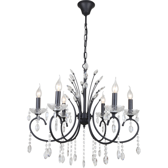 Купить оптом недорого Люстра Rivoli Anamaria 2097-306 6 х Е14 40 Вт классика