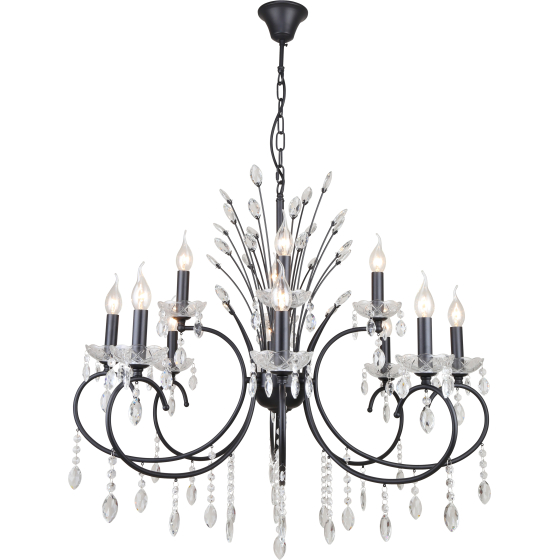 Купить оптом недорого Люстра Rivoli Anamaria 2097-312 12 х Е14 40 Вт классика