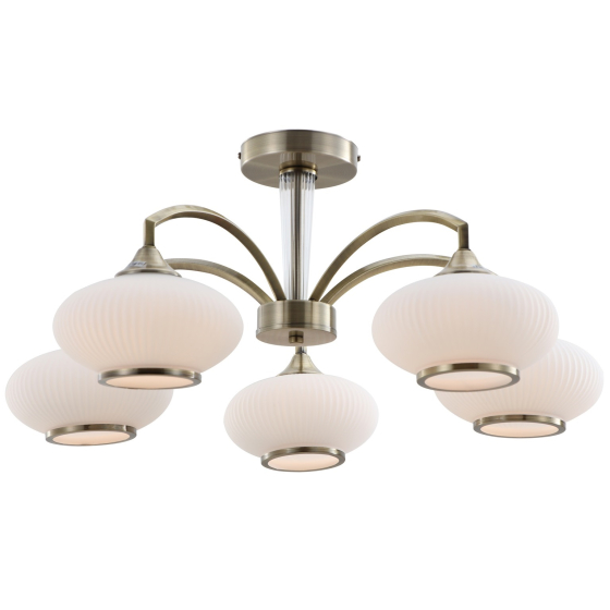 Купить оптом недорого Люстра Rivoli Avarice 2077-305 5 х Е27 60 Вт классика