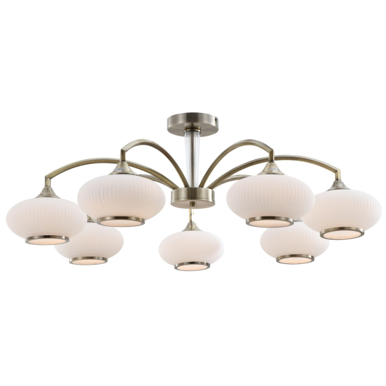 Купить оптом недорого Люстра Rivoli Avarice 2077-307 7 х Е27 60 Вт классика