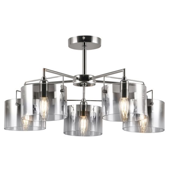 Купить оптом недорого Люстра Rivoli Bonnie 2078-305 5 х Е14 40 Вт классика