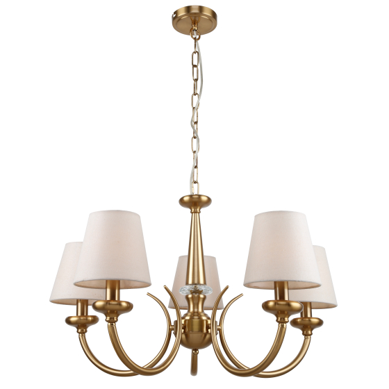 Купить оптом недорого Люстра Rivoli Carissa 2073-305 5 х Е14 40 Вт классика