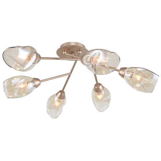 Купить оптом недорого Люстра Rivoli Carrie 3124-306 6 х Е14 40 Вт модерн